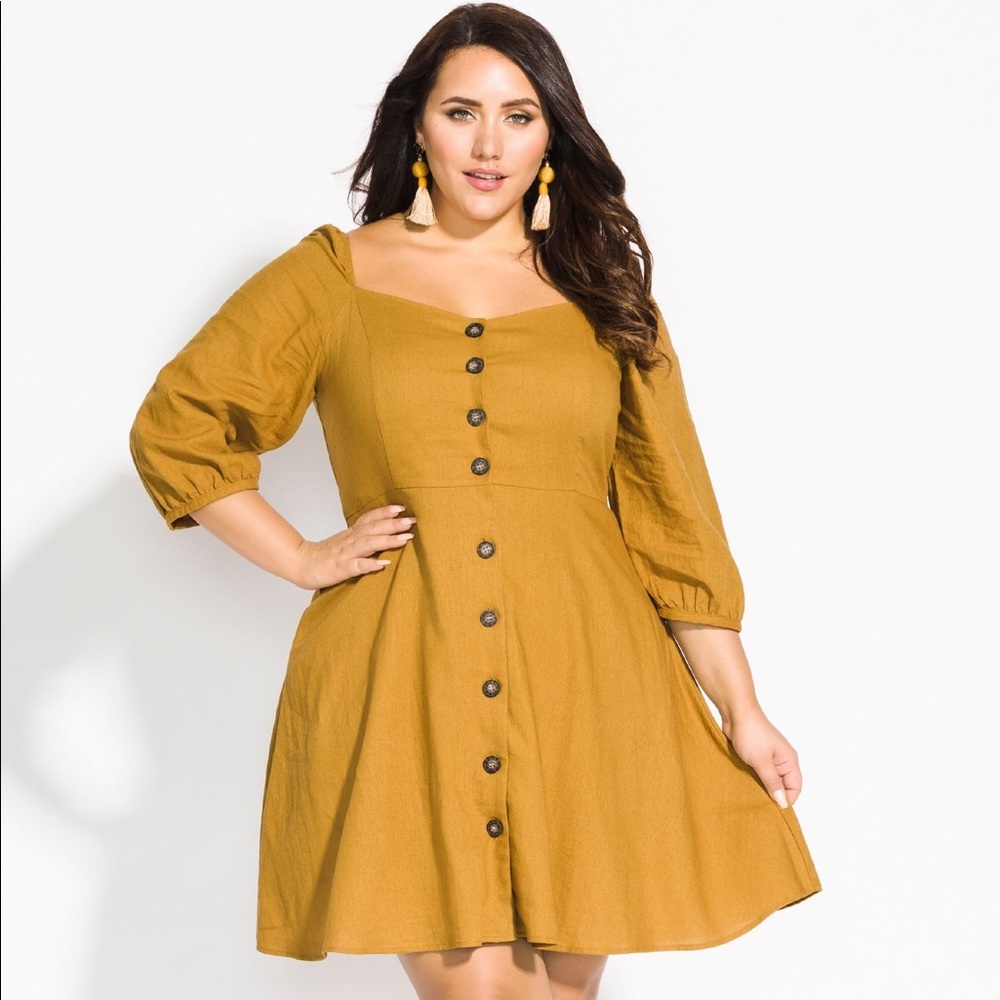 City Chic Summer Fling Dress